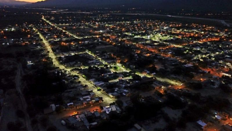 Inauguraron iluminación led en avenida santamariana