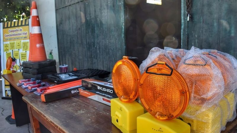 Destruyeron caños de escapes de motos decomisados