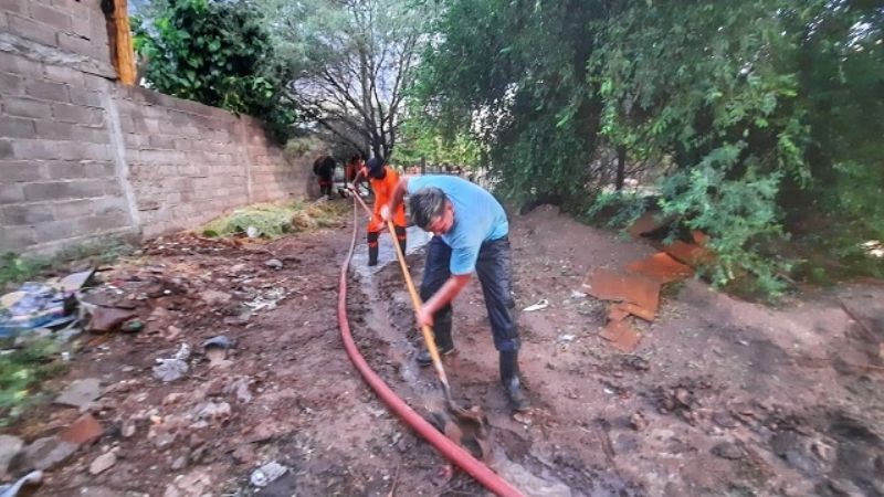 Más de 35 viviendas recibieron asistencia en Tinogasta