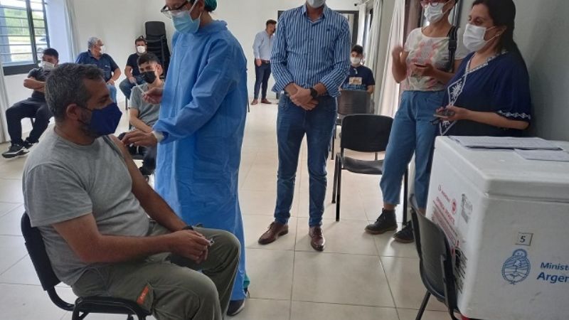 Habilitaron nodo de vacunación en El Pantanillo