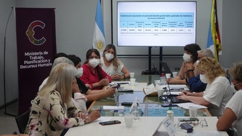 Casi el 92% de los docentes tiene el esquema de vacunación completo