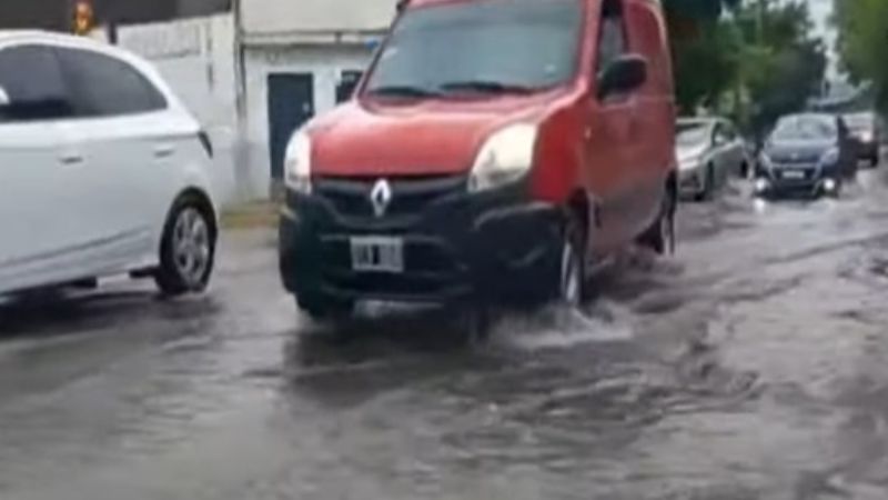 Nuevamente problemas por la lluvia en la Capital
