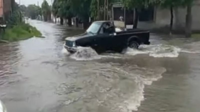 Nuevamente problemas por la lluvia en la Capital
