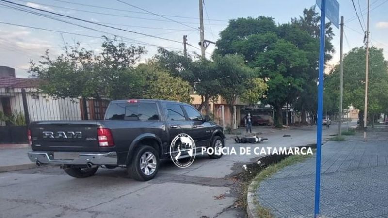 Choque en el B° 9 de Julio