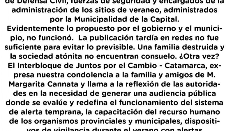 La oposición cargó contra el Gobierno para las alarmas en los ríos