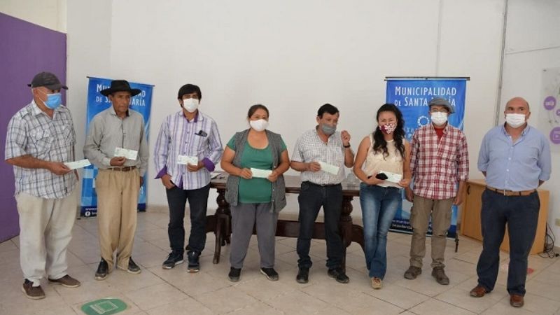 Entrega de subsidios a consorcios de regantes