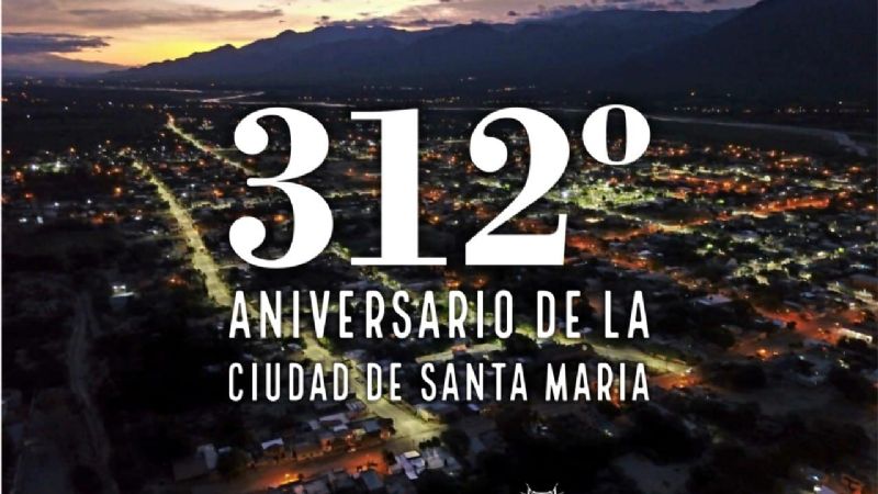 Gran festejo por el aniversario de Santa María y la Virgen de la Candelaria
