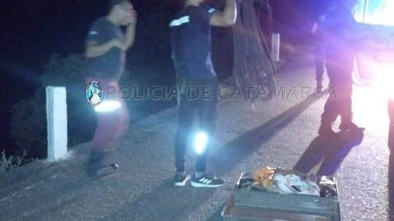 Motociclista cayó a un precipicio en la Cuesta El Portezuelo