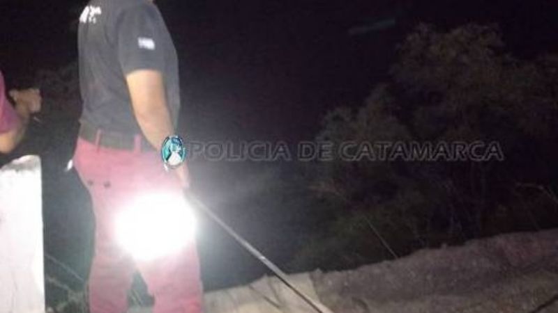 Motociclista cayó a un precipicio en la Cuesta El Portezuelo