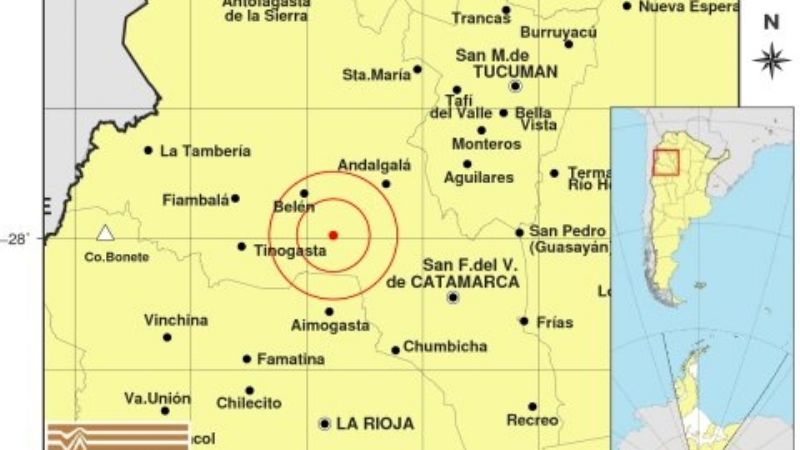 Madrugada con temblor en el Oeste