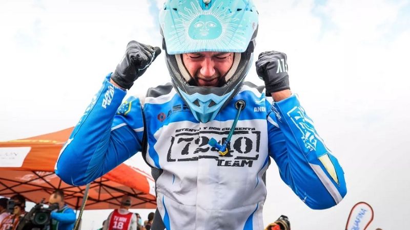 El argentino Andújar ganó la 2da. etapa en cuatriciclos