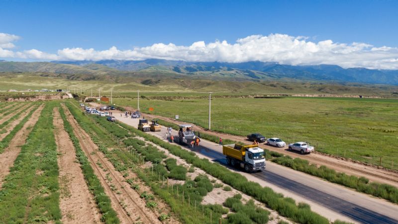 Comenzó obra de pavimentación de la Ruta 1 a Aconquija