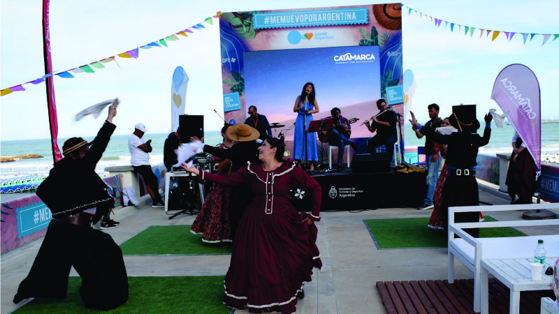 Fuerte presencia de Catamarca en la costa atlántica