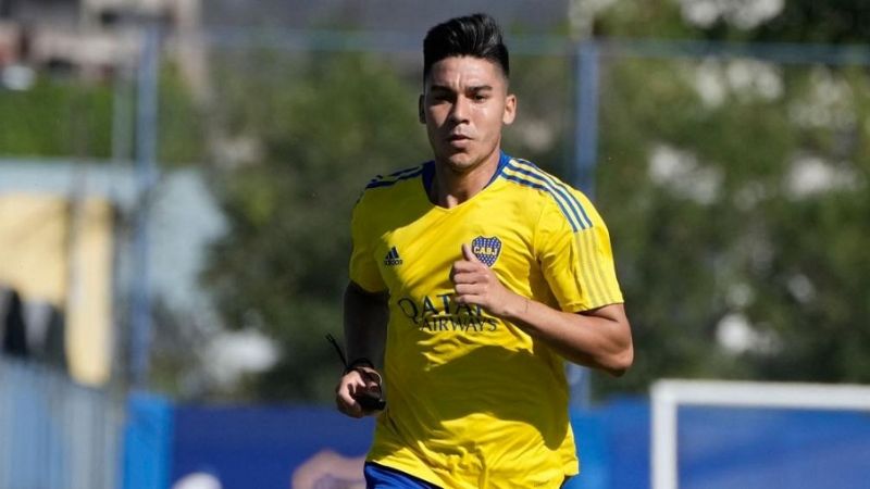 Pol Fernández volvió a entrenarse en Boca