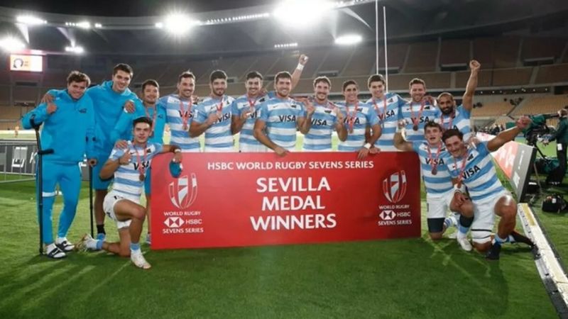 Los Pumas 7's con el bronce del torneo de Sevilla