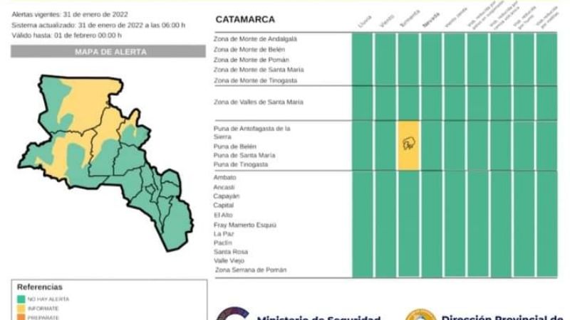 Sigue la alerta amarilla por fuertes tormentas en el Oeste