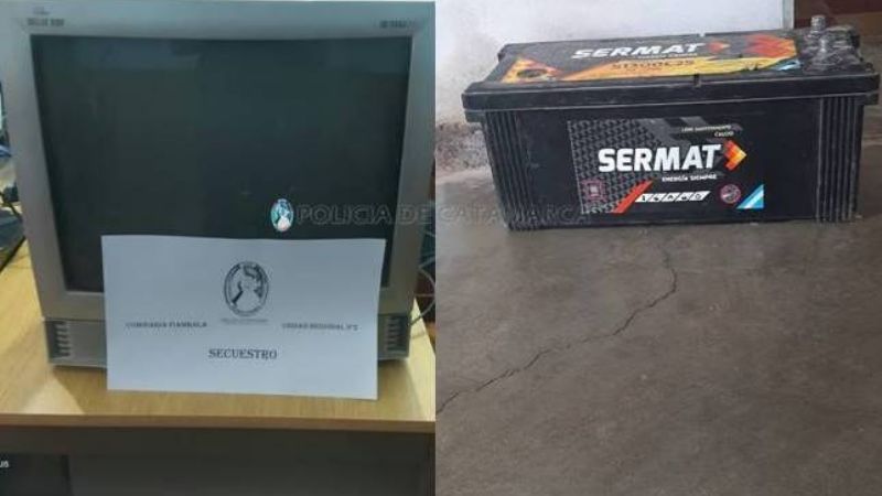 Aprehenden a un hombre y recuperan elementos robados en Fiambalá