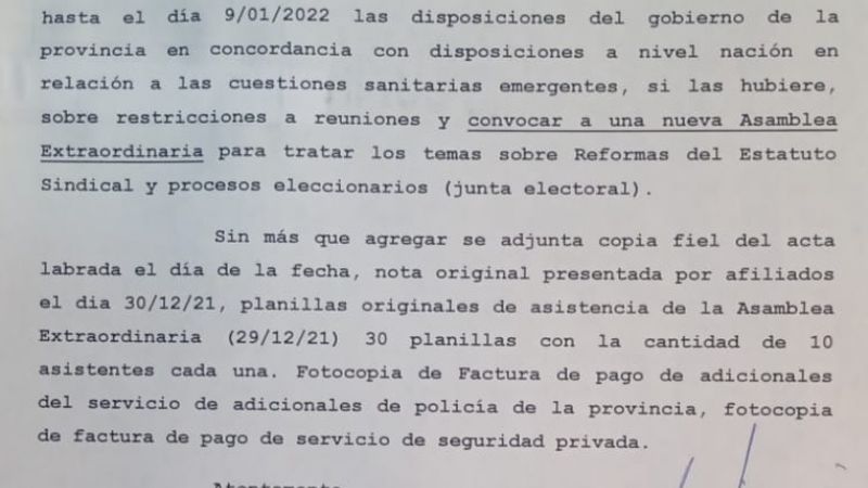 El SOEM hará de nuevo la asamblea extraordinaria