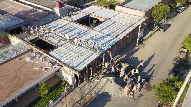 Gran avance de histórica obra para Santa María