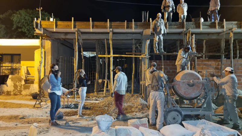 Gran avance de histórica obra para Santa María