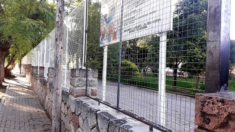 Avanzan los trabajos del cerramiento perimetral del Hogar Escuela