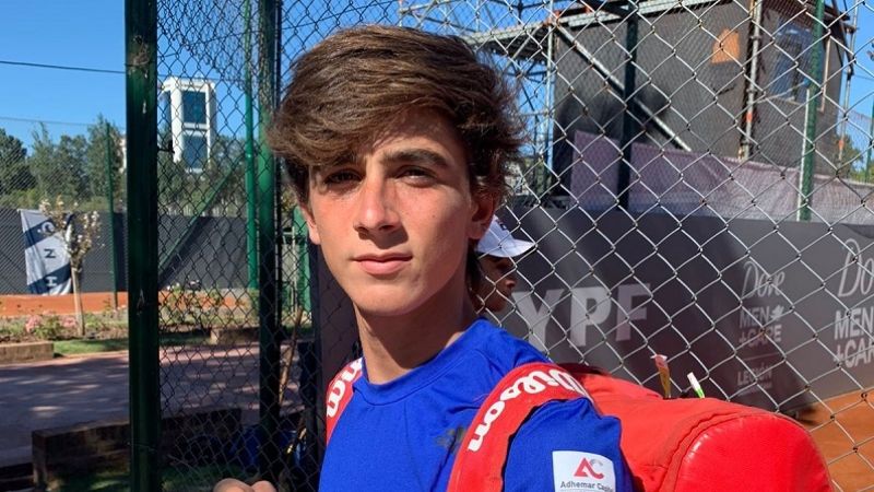 “Manu” La Serna a las semifinales del Challenger porteño