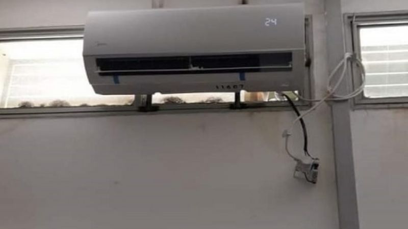 Aleluya! Instalaron aires acondicionados en la terapia del San Juan