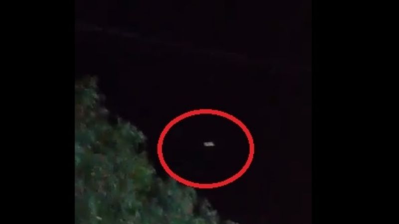 Un platillo volador causó asombro en el Oeste