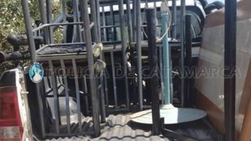 Recuperan varios elementos sustraídos en Los Altos