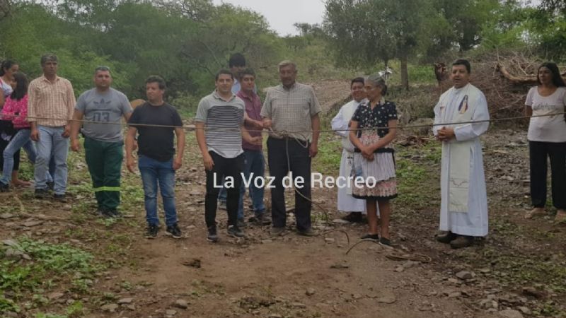 Vecinos de Santa Ana, Ancasti, celebraron la apertura de camino