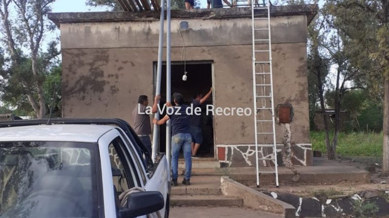 Para mejorar el servicio, instalaron una bomba de agua en San Antonio