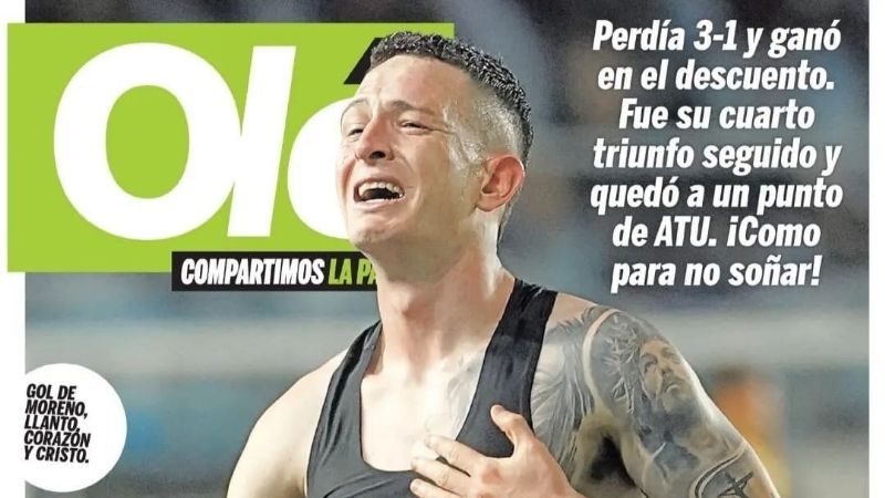 Golazo del “Colo” Moreno en triunfazo de Racing