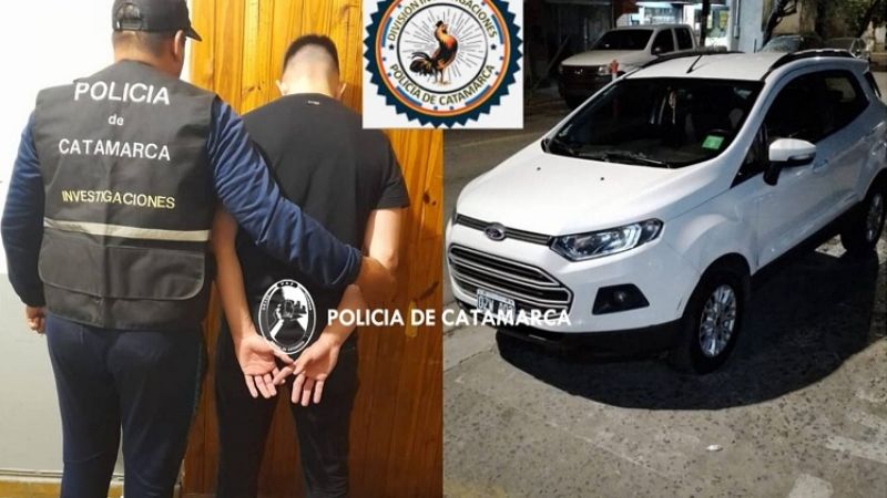 Secuestran una camioneta robada