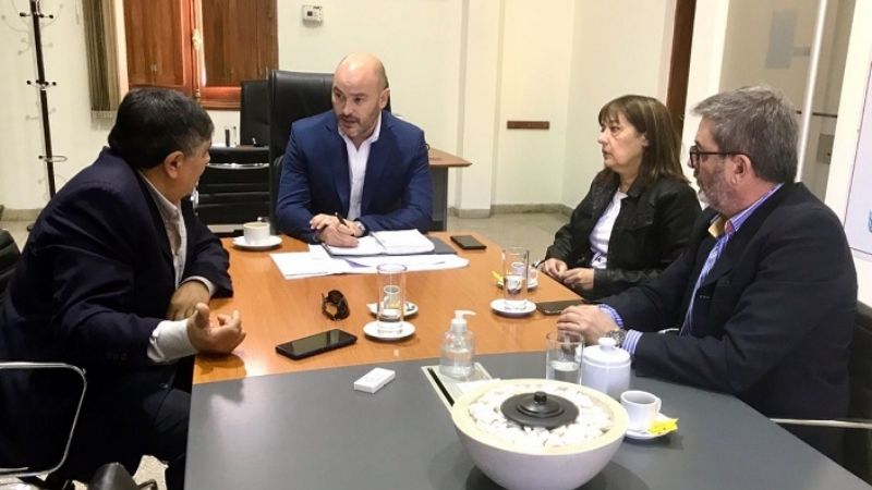 El ministro Zampieri recibió al directorio del ENRE