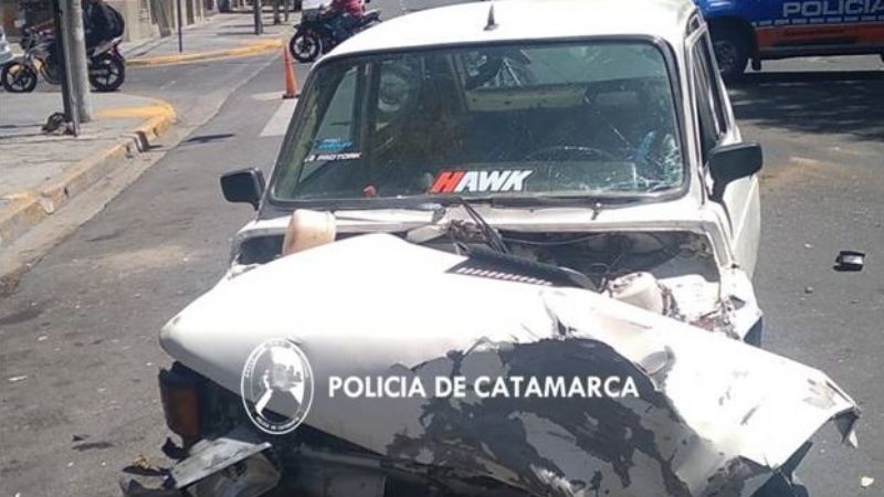 Choque frente a la Terminal