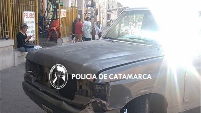 Choque frente a la Terminal