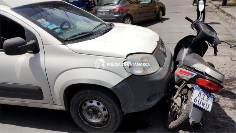 Choque en el micro centro