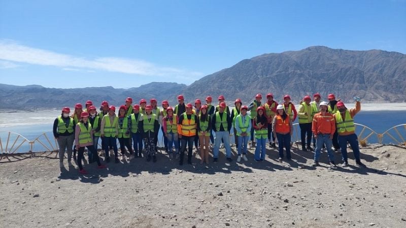 Alumnos de la Escuela Agrotécnica de Huaco visitaron MARA Alumbrera