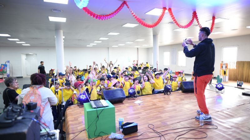 Niños y niñas crearon canciones del rap en la Feria Provincial del Libro