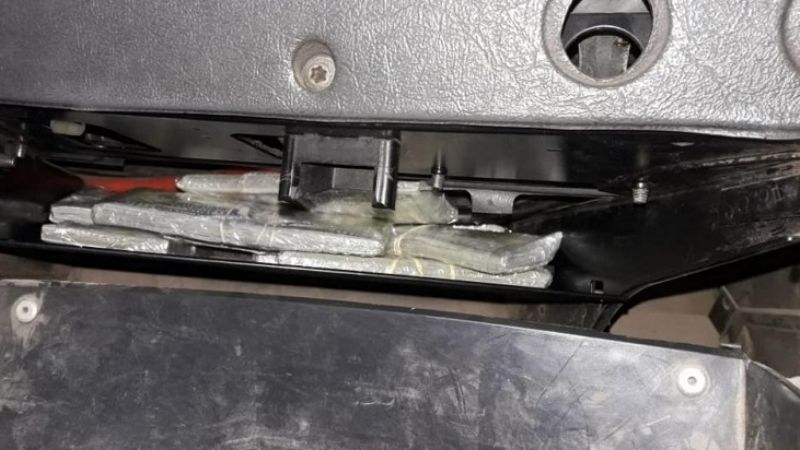 Interceptan camión con una importante suma de dólares sin justificar