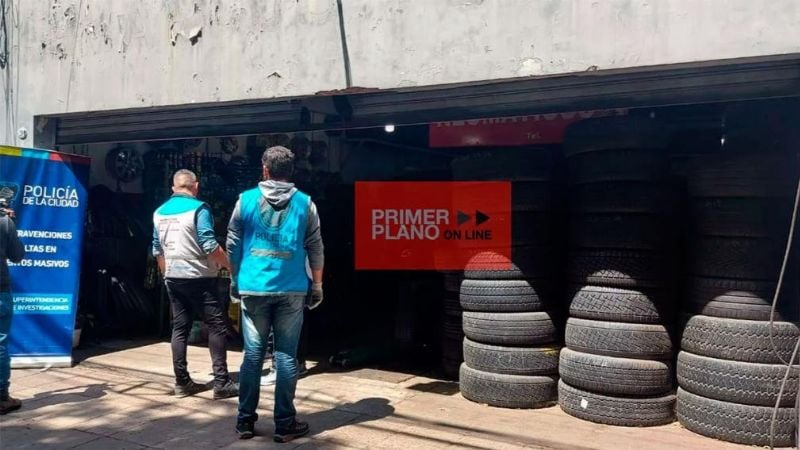 Incautaron 750 cubiertas y 90 llantas ilegales