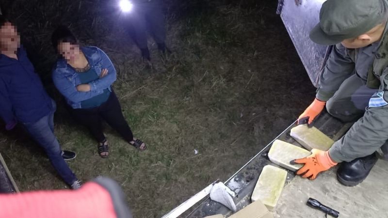 Ocultaban 3 kilos de pasta base dentro de una encomienda