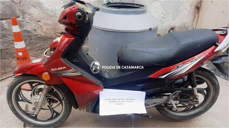 En La Paz recuperan una motocicleta sustraída