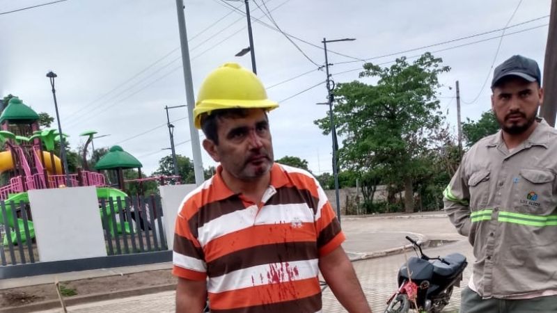 Salvaje golpiza a un empleado municipal