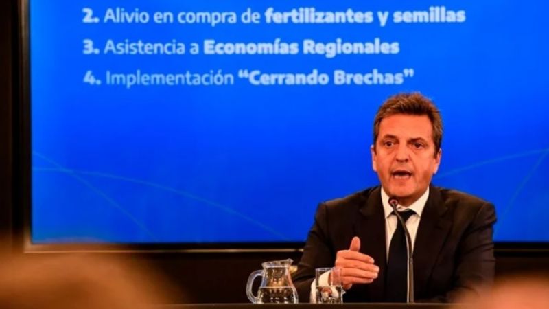 Massa confirmó que desde noviembre el piso de Ganancias se elevará a $330.000