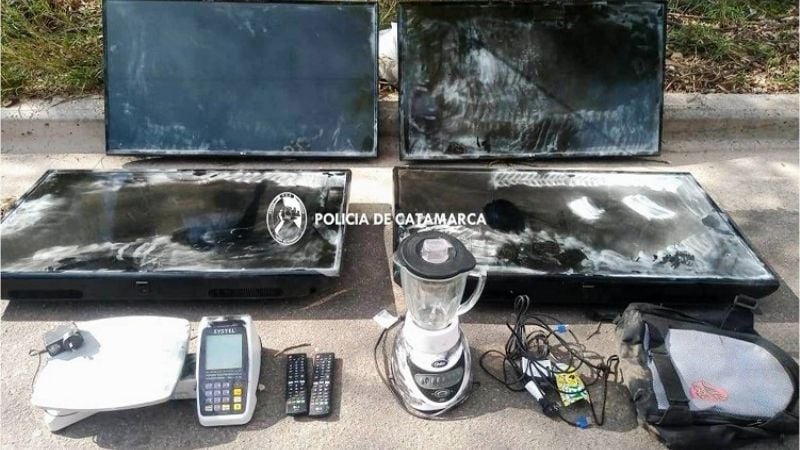 Robaron en un local comercial