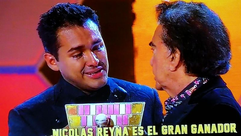 Nicolas Reyna campeón de Canta Conmigo Ahora