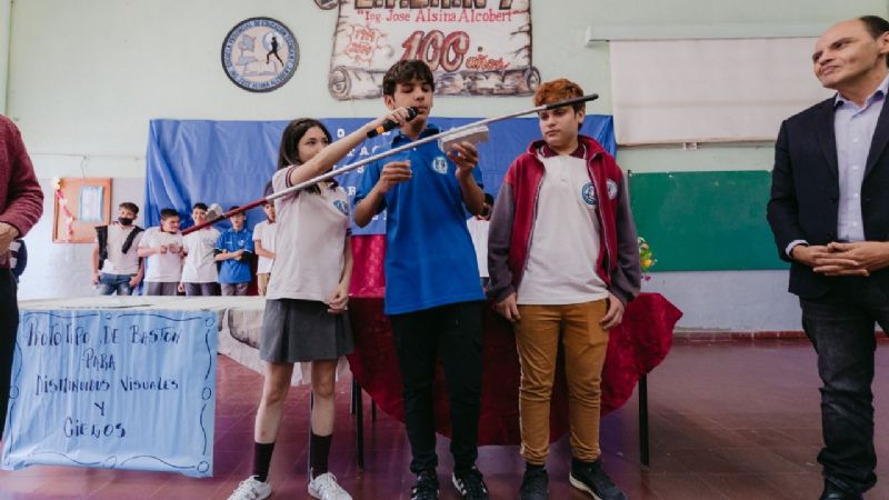 Reconocimiento para alumnos de 2º año de la EPET N°7