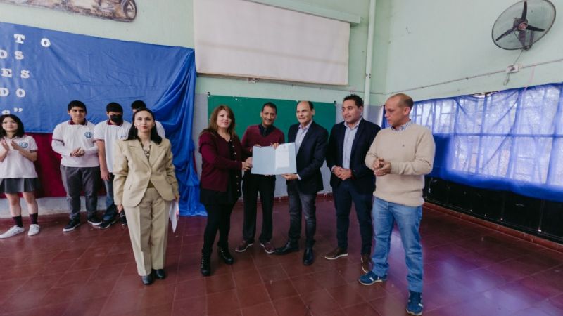 Reconocimiento para alumnos de 2º año de la EPET N°7