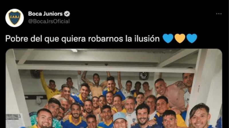 Boca festejó con una frase que utiliza Racing